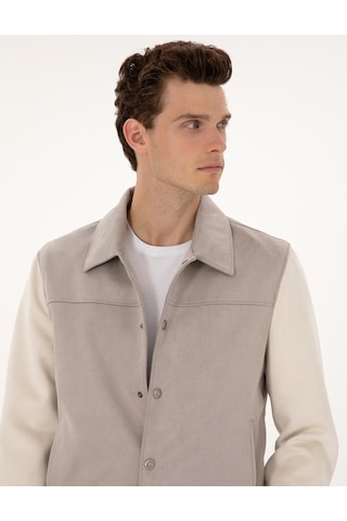 Pierre Cardin Erkek Taş Deri Mont-kaban 50318155-570 Taş