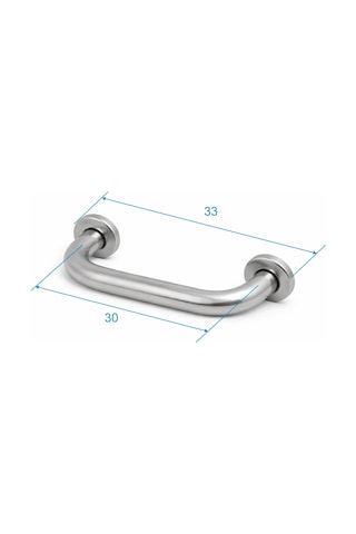 Aqua Bagno Basic Tutunma Barı 30 Cm Paslanmaz Çelik 32 Mm Banyo Engelli Tutamağı Krom