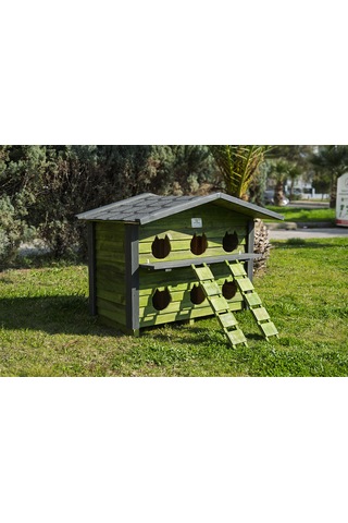 6 Yuvalı Kedi Evi