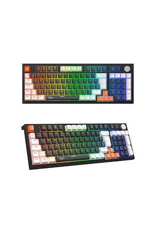 Rgb Kablolu Mekanik Oyuncu Klavyesi Mavi Switch Gasket Yapı Rgb Gaming Kablolu Klavye, Gaming Keyboard Rgb Gameagle Numpadli Full
