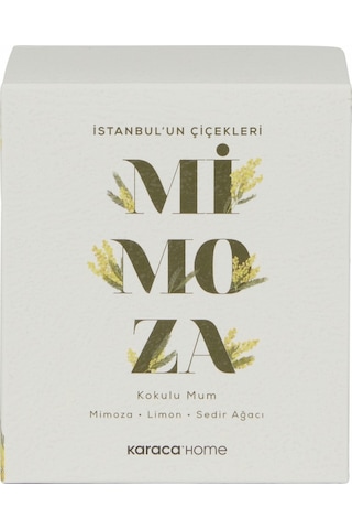 Karaca Home İstanbulun Çiçekleri Serisi Kokulu Mum Mimoza 153.09.01.5940