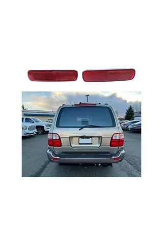 Youtek Toyota Land Cruiser Fj100 Ve Lexus Lx470 1998-2007 Arka Tampon Stop Lambası - Dayanıklı Plastik - Kolay Kurulum - Yerine Geçici Parça