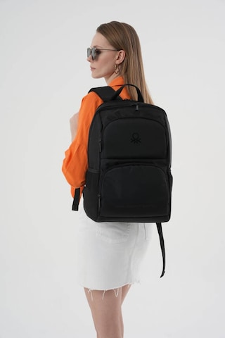 United Colors Of Benetton Unisex Sırt Çantası 20960 Siyah