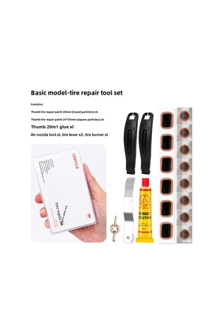 Symbee Lebaik Bisiklet Lastik Tamir Seti: Dağ Ve Yol Bisikletleri İçin Taşınabilir Patçalar, Jöle Ve Araçlar - Hızlı Tamir İçin