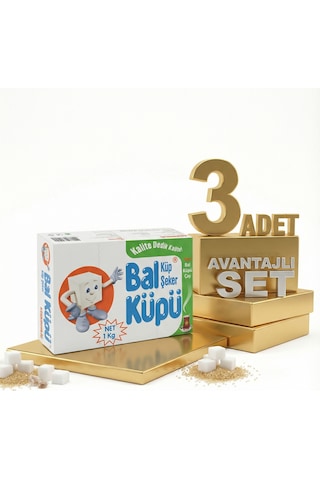 Balküpü Küp Şeker 3x1 Kg