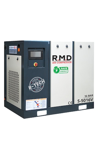R.m.d Kompresör 16 Bar 50 Hp Invertörlü Vidalı Hava Kompresör Tek Makine Üs-50v