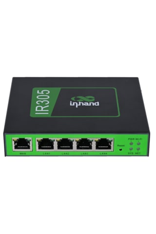 Inhand Ir305-fq53-wlan-s Lte Router Cat1 Wifi, 4x Lan, Rs232/rs485