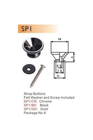 Dr. Parts Sp1 Gd - Gold Askı Pin