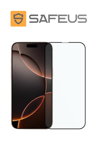 Safeus Tam Kaplayan Parmak İzi Bırakmayan Safir Ekran Koruyucu Cam , Apple Uyumlu iPhone 16 Pro İle