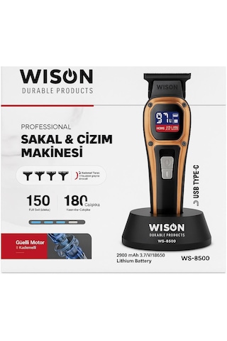 Wıson Ws-8500 Profesyonel Sakal & Çizim Makinesi 150 DK