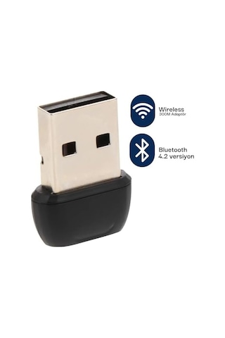 Al-bl5.3 V5.3 Usb Mini Bluetooth Adaptör Dongle 20mt Kablosuz Adaptör Çoklu Cihaz Desteği Sağlar Win7/8/10/11 Tak Çalıştır Pc İçindir 300m+bluetooth
