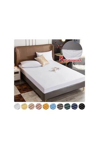 Novahub Camgöbeği Su Geçirmez Yatak Örtüsü - Mikrofiber - Anti-mite - 120x200cm Camgöbeği