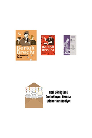 Üç Kuruşluk Opera + Gecede Trampet Sesleri + Bertolt Brecht - Bütün Oyunları 3 + Okuma Sticker'ları