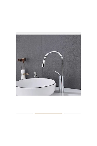 İsaoğlu Yapı Çanak Lavabo Bataryası Lavabo Musluğu Drop Design Lavabo Armatür Gümüş