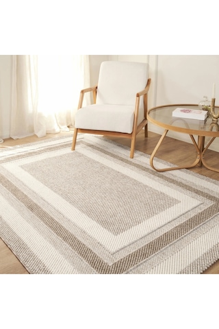 Kaşmir Halı 7/24 İskandinav Premium Mirela 80x300 Cm Bej