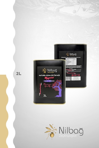 Nilbağ Zeytinyağları Ayvalık Natural Sızma Zeytinyağı Meyvemsi Teneke 2 L