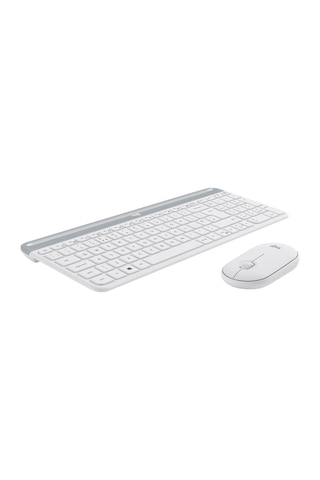 Logitech MK470 İnce Kablosuz Klavye Mouse Set Beyaz 920-009436