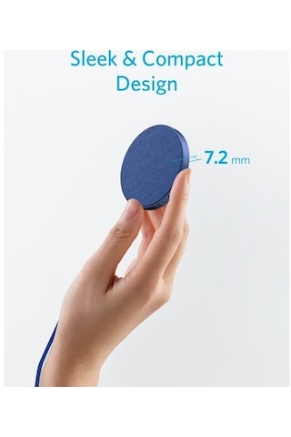 Anker Powerwave Select+ Magsafe Kablosuz Manyetik Şarj Cihazı - A2566 - Mavi Anker Türkiye Garantili