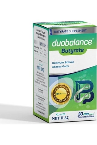 Nbtlife Duobalance Butyrate 30 Kapsül