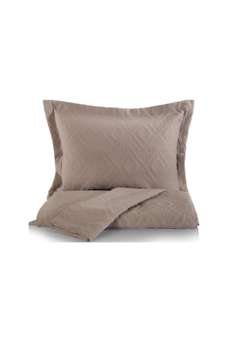 Schafer Glamour Yatak Örtüsü Seti- 3Parça- Bej