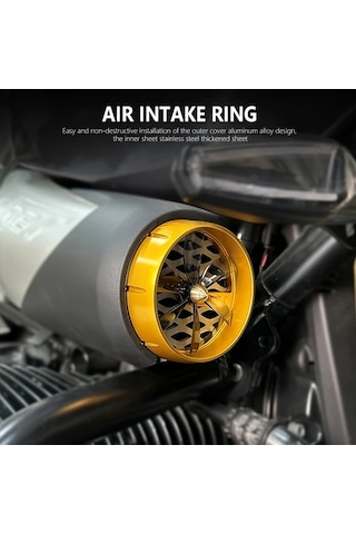 Motion003 Yeni Siyah Motosiklet Egzoz Borusu Radyatör Kapağı Hava Filtresi Bmw Rninet R Nine T Nınet İçin