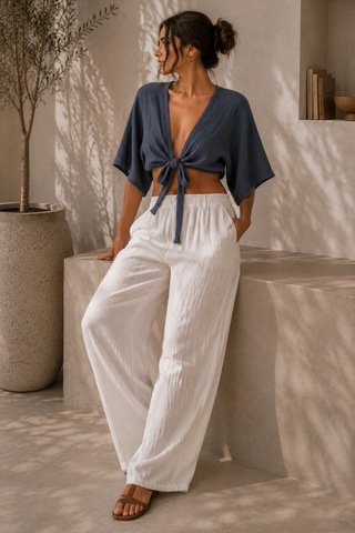 Bbbutikbasic Kadın Müslin Bağlamalı Bolero Bluz Oversize Salaş Yazlık Kimono Hırka My3535 Antrasit