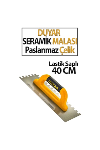 Seramik Malası Çelik Ergonomik 40 Cm