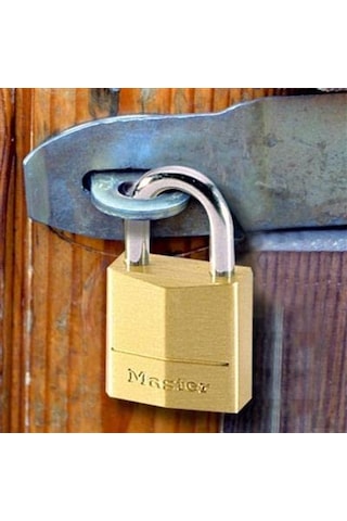 Master Lock 130eurd Prinç Anahtar Asma Kilit, Altın, 4,9 X 3 X 1,2 Cm