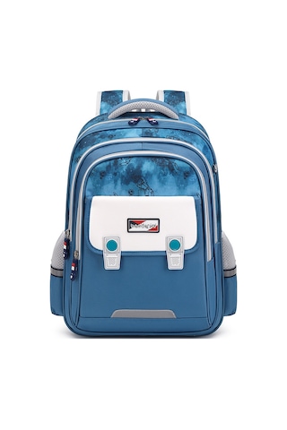 Happy Childhood Yeni Okul Çantası İlk Ve Kız 1-3-6. Büyük Kapasiteli İngiliz Tarzıçocuk Sırtçantası Tavus Kuşu Mavisi