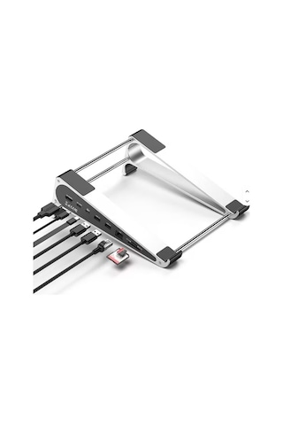 Codegen 7 İn 1 Çok Fonksiyonlu Type-c Hub Notebook Apple MacBook Uyumlu Alüminyum Soğutucu Standı Nsc-401
