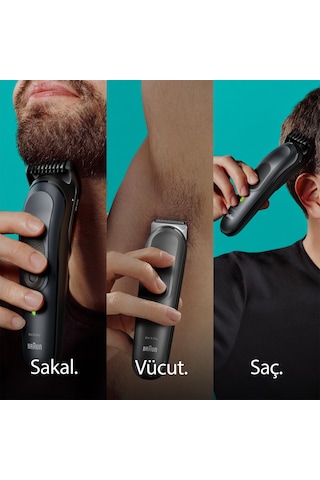 Braun Series 7 Mgk7491 Hepsi Bir Arada Şekillendirme Seti, 17 Si 1 Arada Erkek Bakım Kiti