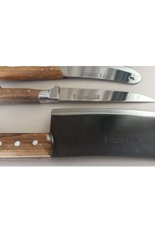 Lazoğlu Sürmene 3'lü Kasap-Kurban-Mutfak Bıçak Seti