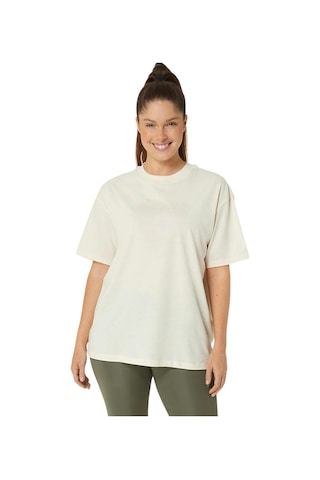 Kadın Bej Günlük Stil T-shirt Krem