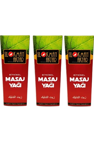 Masaj Yağı 150 Ml 3adet, Lokman Aktar