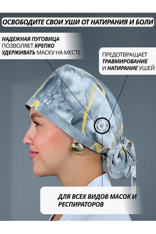 Geminiko Yeniden Kullanılabilir Baskılı Sağlık Çalışanı Şapkası 386881181