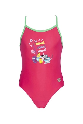 Arena Girl One Piece Çocuk Pembe Yüzücü Mayo 003092906 Pembe