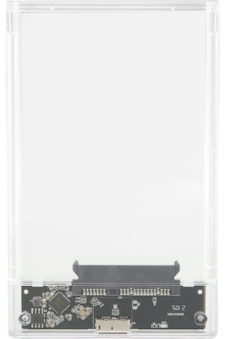 Vkemall Usb3.0 5gbps Hızlı Veri Transferi, 2.5 İnç Sata Ssd/hdd Desteği, Şeffaf Kasa, Tak Ve Kullandır U25ty3.0 Disk Kutusu Disk Dahil Değil