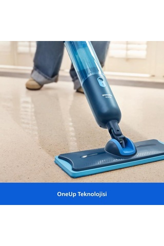Lexroo Oneup Elektrikli Mop Değiştirilebilir Tekli Temizlik Pedi, Ahşap/parke Zeminler İçin Standart