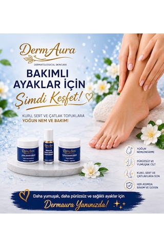 Premium Ayak Bakım Seti Ayak Ve Topuk Bakım Kremi + Topuk Bakım Kremi + Tırnak Ve Tırnak Çevresi Bakım Serumu