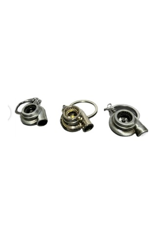 Turbo Metal Anahtarlık Gri