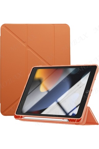 Apple Uyumlu iPad  8. Nesil 10.2 Kılıf Kalem Bölmeli Trifolding Case A2270 A2428 A2429 A2430 Kılıf