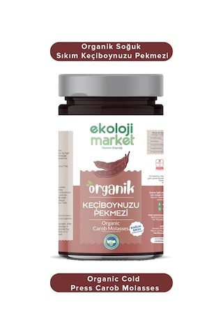 Organik Glutensiz Cold Press Keçiboynuzu Pekmezi 640 Gr.