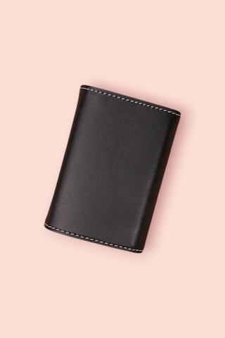 Modica Paris - Vegan Deri Akordiyon Kartlık Cüzdan Şıklık Ve Fonksiyonun Buluştuğu Kusursuz Tasarım Siyah