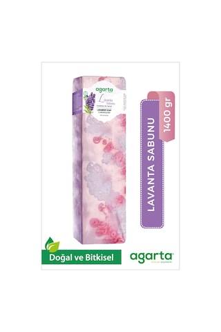 Agarta Doğal El Yapımı Lavanta Sabunu 1400 G