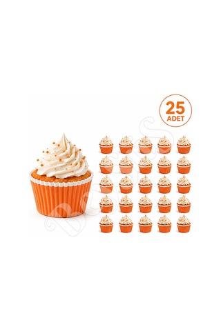 Muffin Kalıbı 25li Turuncu