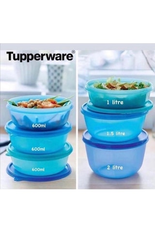 Tupperware Şeker Set Mucize Şeker Ve 3 Adet 600 Ml Çok Renkli