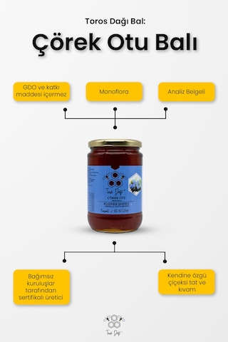 Toros Dağı Çörek Otu Balı 860 G