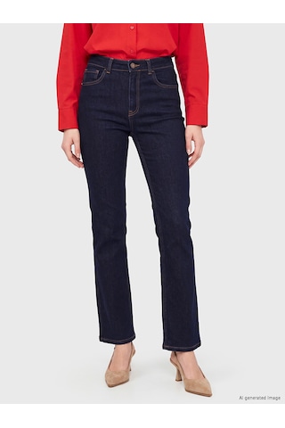 Lcw Jeans İndigo Flare Fit Kadın Jean Pantolon