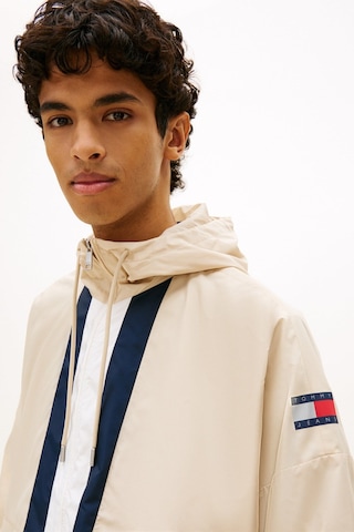 Tommy Hilfiger Tjm Chicago Bayraklı Bej Erkek Rüzgarlık Ceket-16437