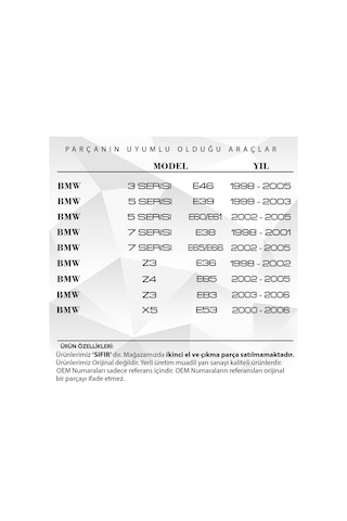 Bmw E46 E39 E36, E53,m52tu, M56,m54 Motorlar İçin Çift Vanos Seti
